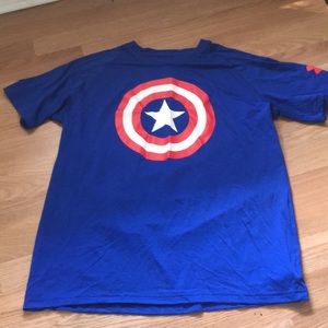Captain America Under Amour Dry-Fit Tee